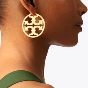 Tory Burch Miller Hoop Earings